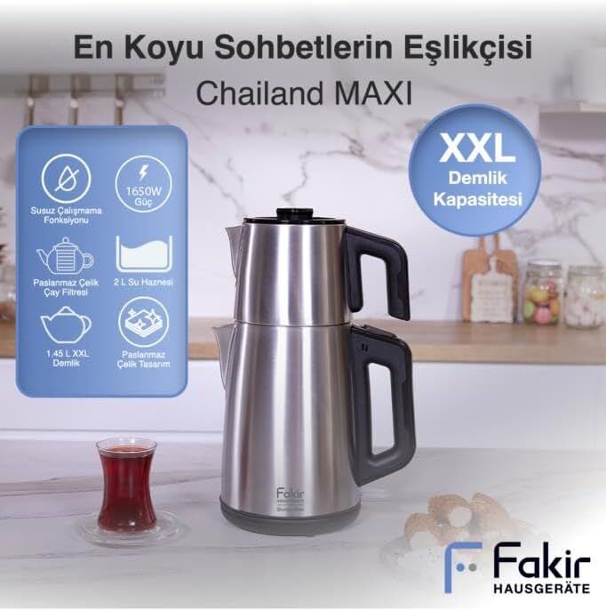 Fakir Chailand Çay Makinesi & Kettle