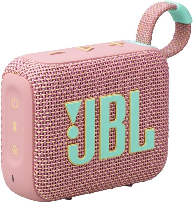 JBL Go4, Bluetooth Hoparlör, IP67, Pembe