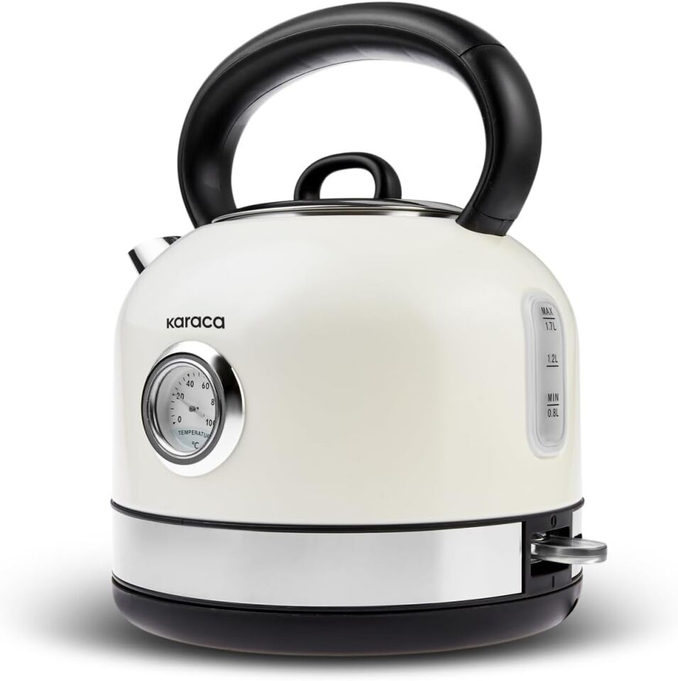 Karaca Retro 2202 Su Isıtıcısı Kettle Krem 2200W