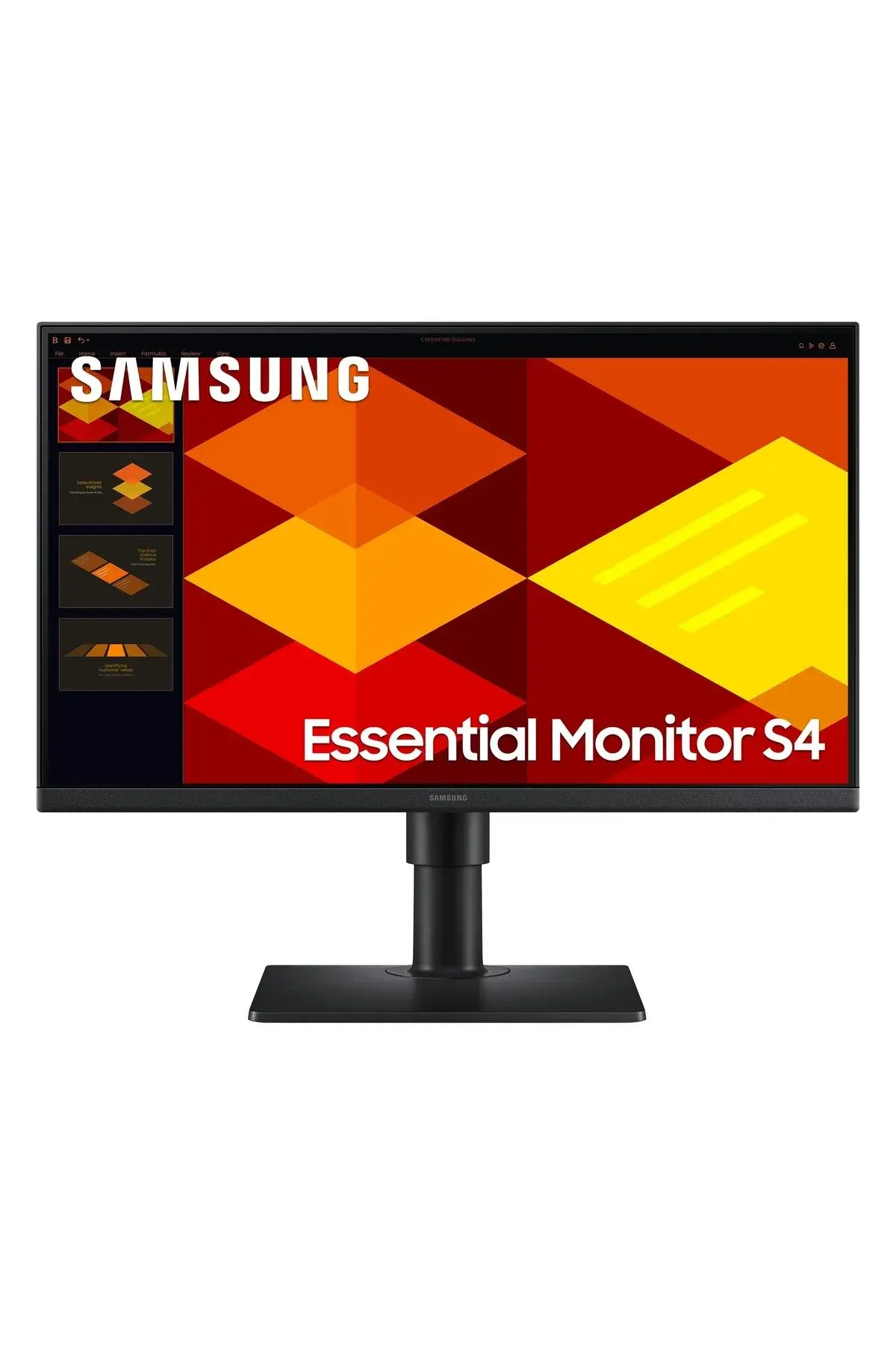 Samsung Essential S4 LS22D400GAUXUF 21.5'' 100Hz 5Ms HDMI+DP+USB FullHD IPS Pivot Vesa Monitör