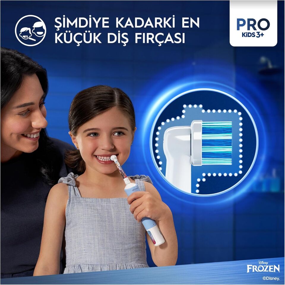 Oral-B Vitality Pro Frozen Özel Seri Çocuklar İçin Şarj Edilebilir Diş Fırçası