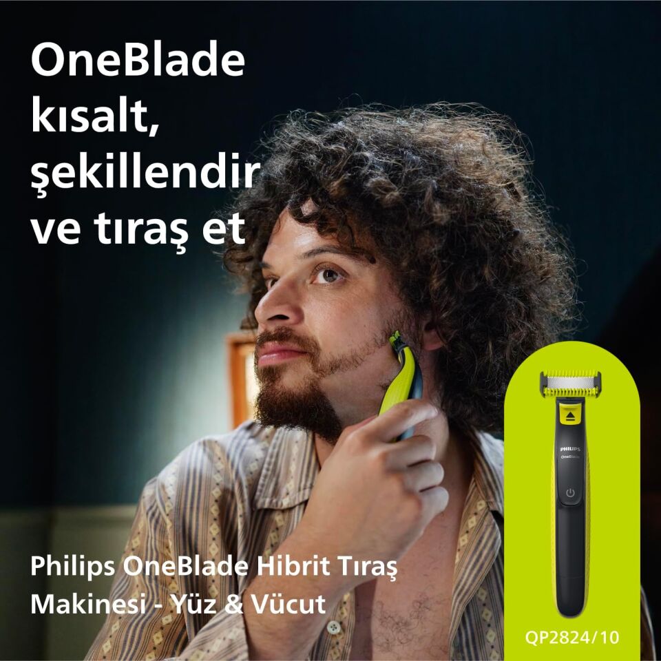 Philips Qp2824/10 Oneblade Yüz Ve Vücut Şekilendirici