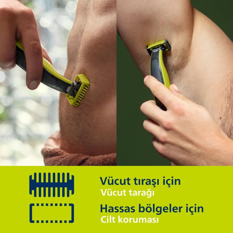 Philips Qp2824/10 Oneblade Yüz Ve Vücut Şekilendirici