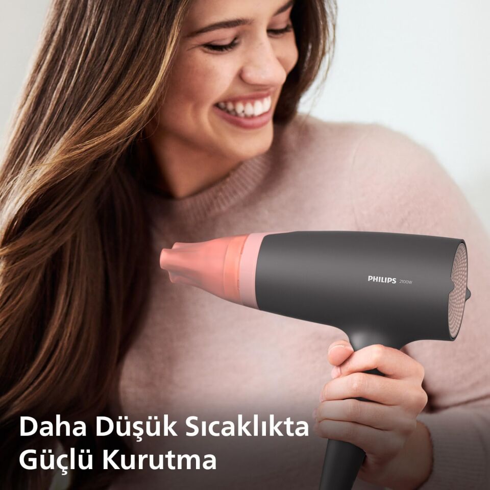 Philips BHD350 Thermoprotect Saç Kurutma Makinesi - 2100W, Gelişmiş İyonik Bakım,