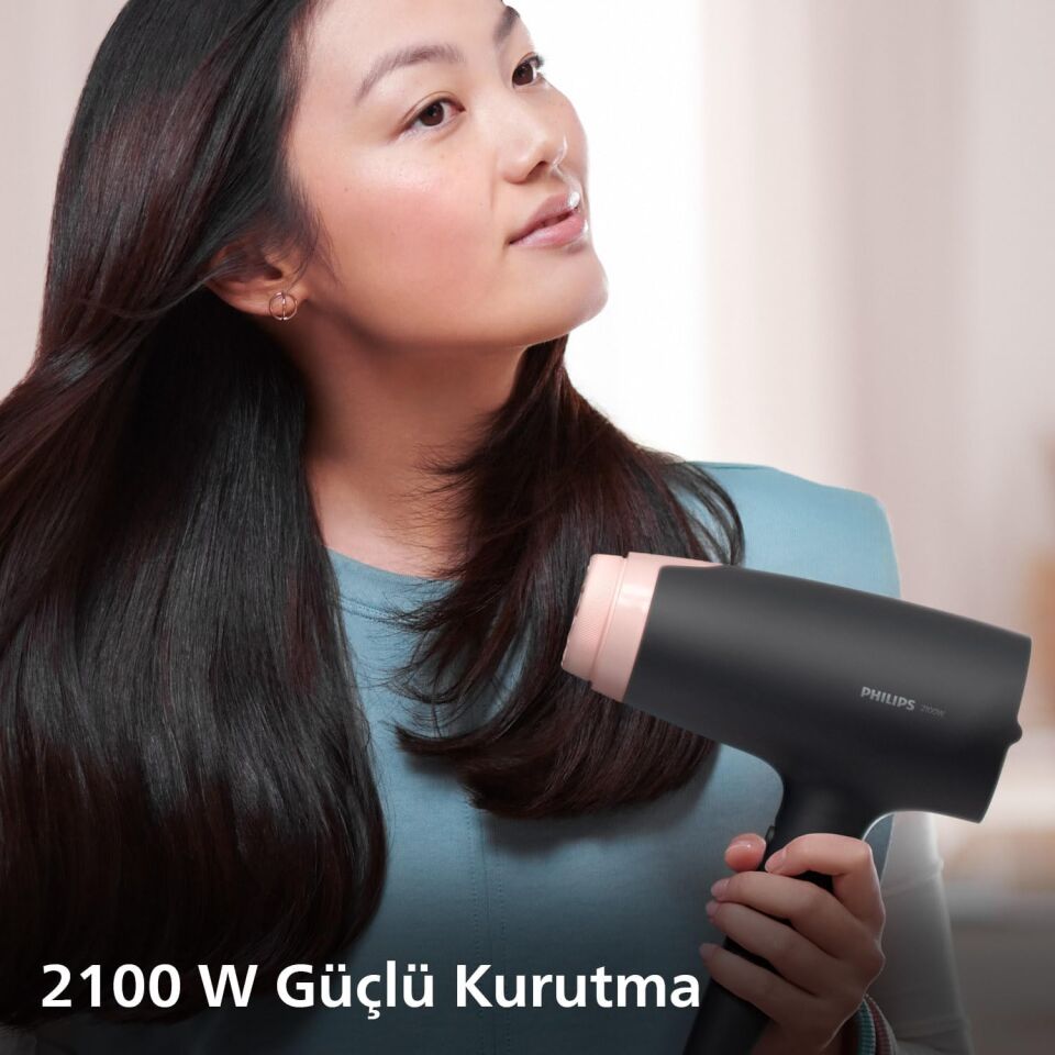 Philips BHD350 Thermoprotect Saç Kurutma Makinesi - 2100W, Gelişmiş İyonik Bakım,