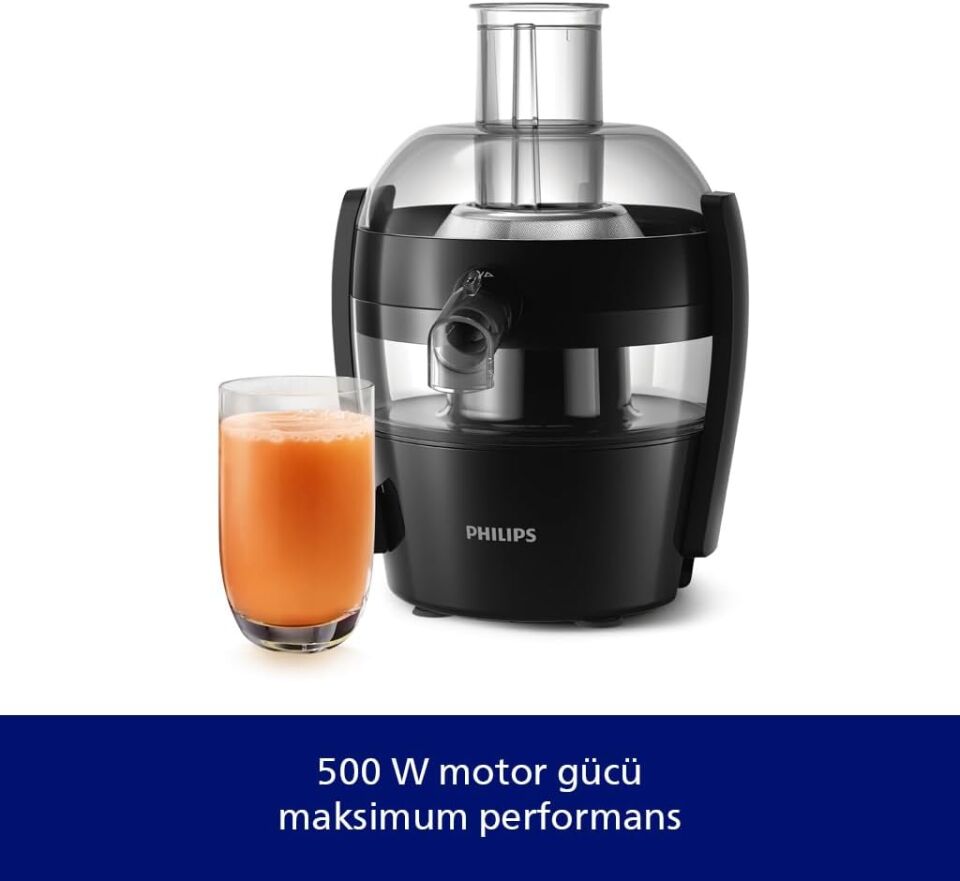 Philips Viva Collection Katı Meyve Sıkacağı, 500W, 1,5 Lt, QuickClean, Damlama Önleyici, HR1832/00
