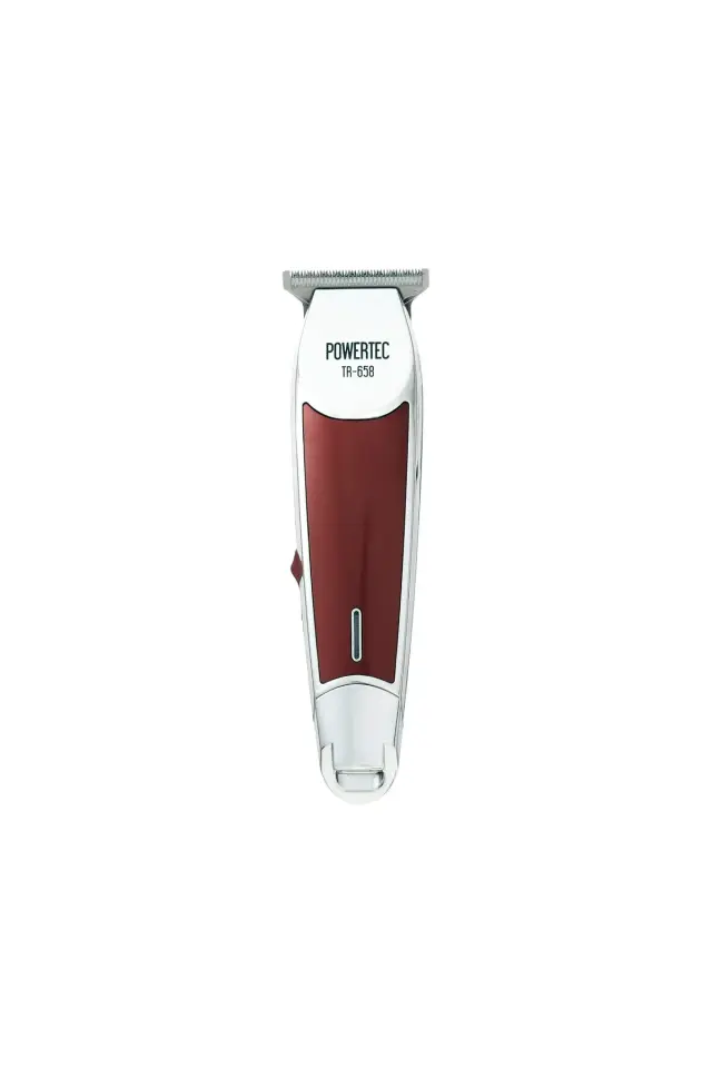 Powertec Tr-658 Şarjlı Tıraş Makinesi | Sakal, Ense, Saç Kesim – Profesyonel Seri