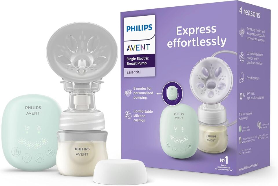 Philips Avent Yeni Essentials Tekli Elektrikli Göğüs Pompası Scf323/11 Mommyslab