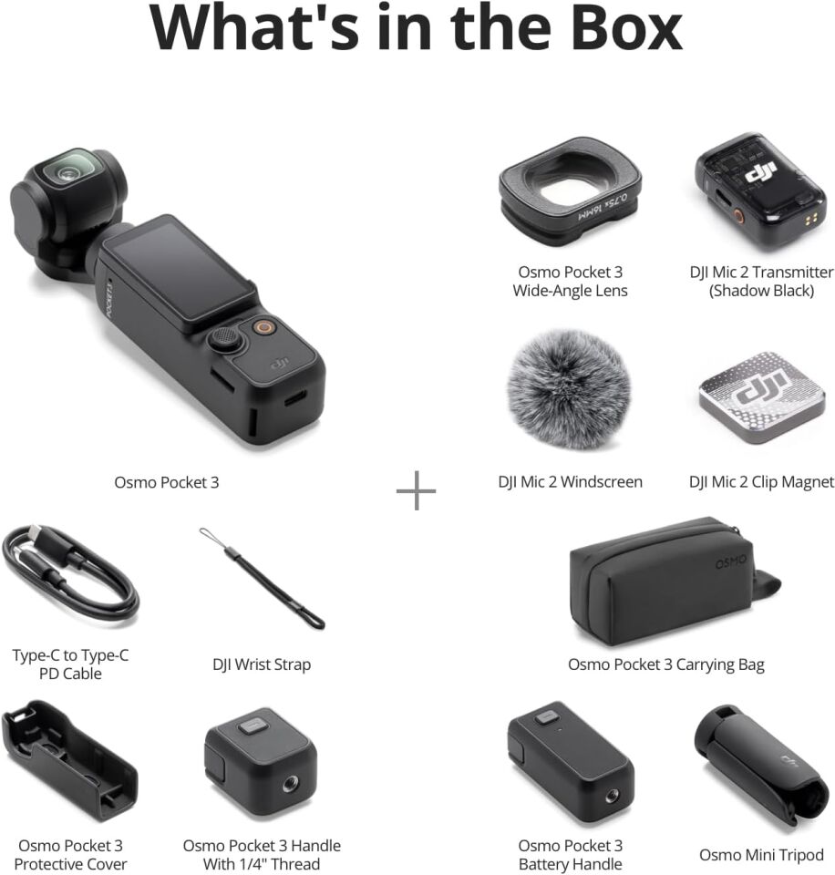 DJI Osmo Pocket 3 Creator Combo