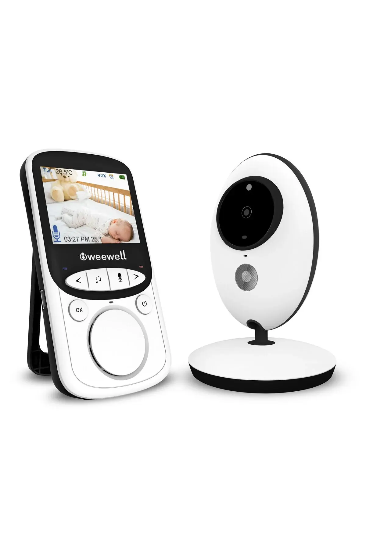 Weewell WMV815 Weewel Dijıtal Bebek Kamerası - 2,4'' LCD Ekran,  Karşılıklı Konuşma, Sakinleştirici Ninni