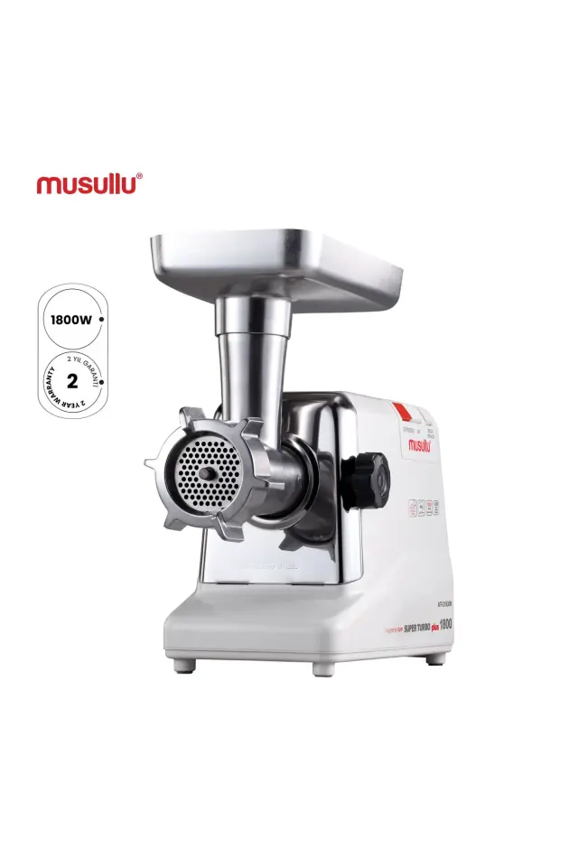 Musullu Et Kıyma Makinesi Ince Süzgeç 1800w