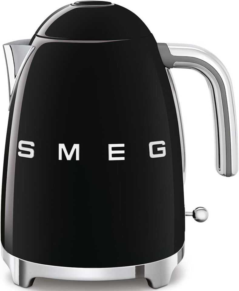 Smeg 50'S Style Retro Su Isıtıcı Kettle Siyah Klf03bleu