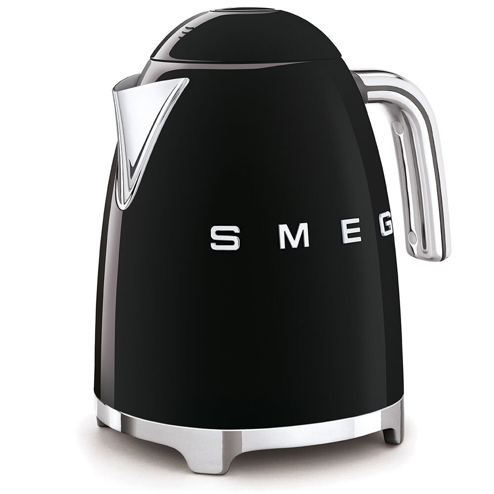 Smeg 50'S Style Retro Su Isıtıcı Kettle Siyah Klf03bleu