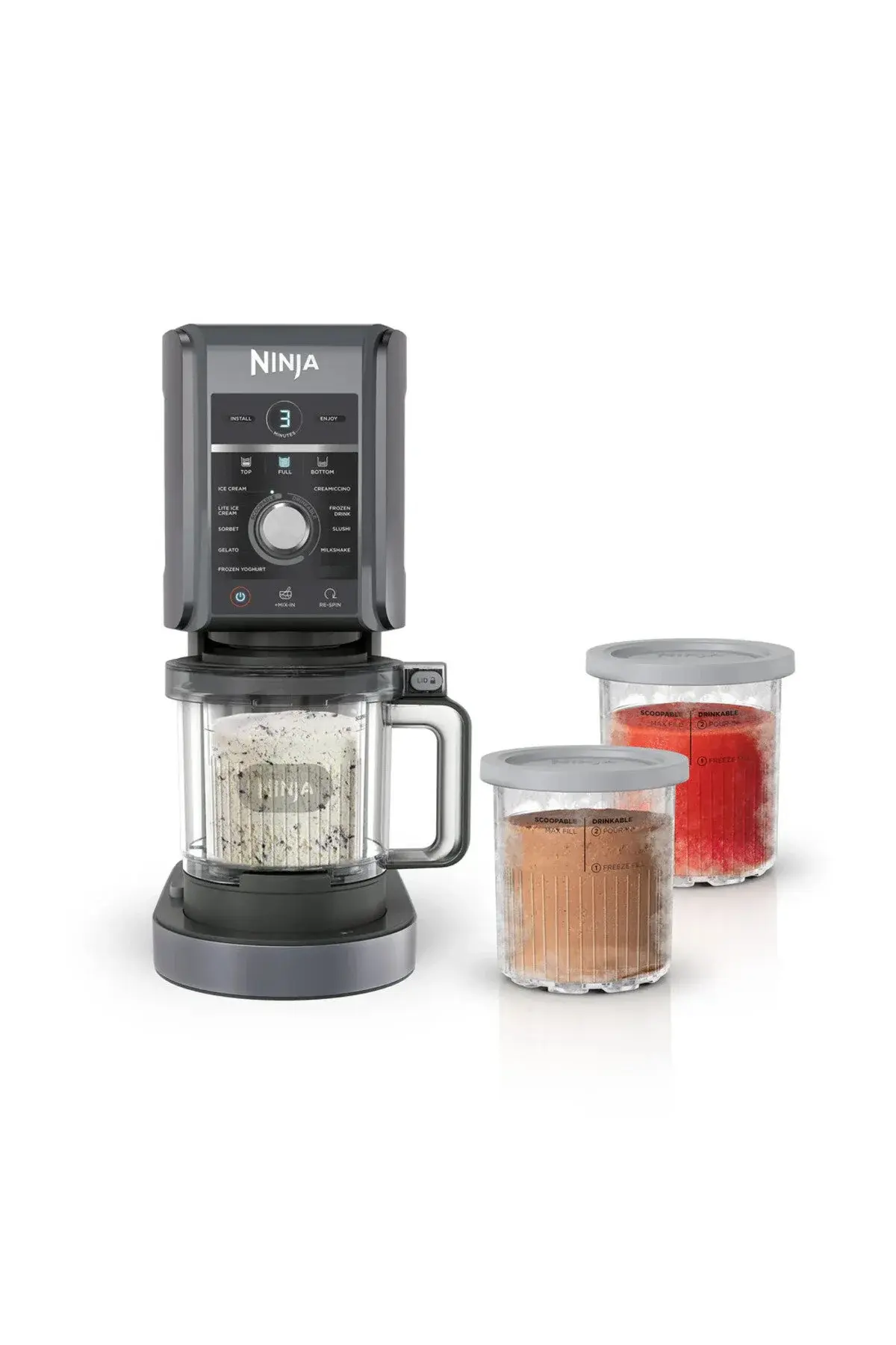 NINJA ® CREAMi® Deluxe 10-in-1 Dondurma ve Frozen Makinesi - Shark Ninja