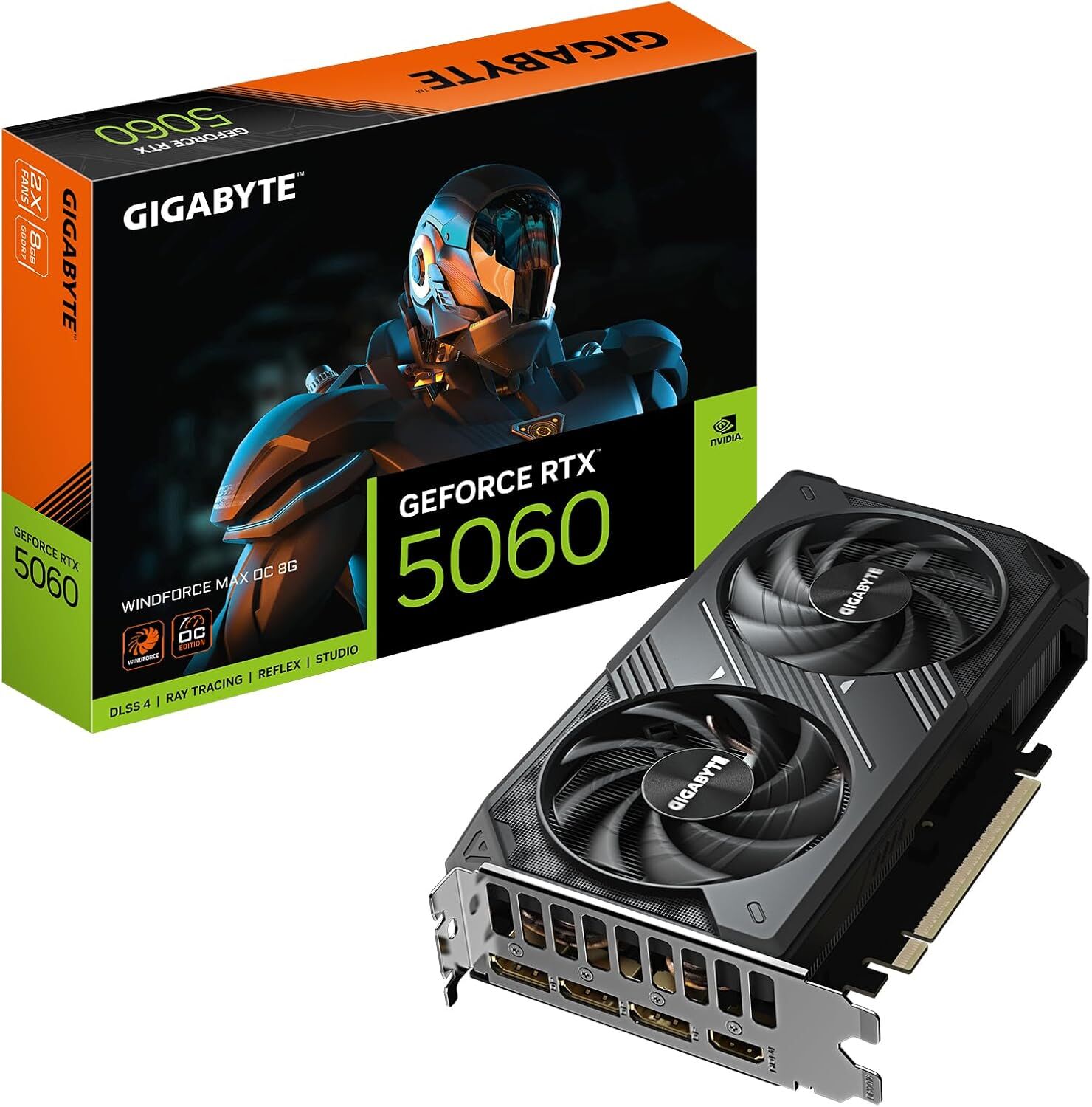 Gigabyte Windforce Max GeForce RTX 5060 OC 8GB GDDR7 128Bit HDMI/DP Ekran Kartı