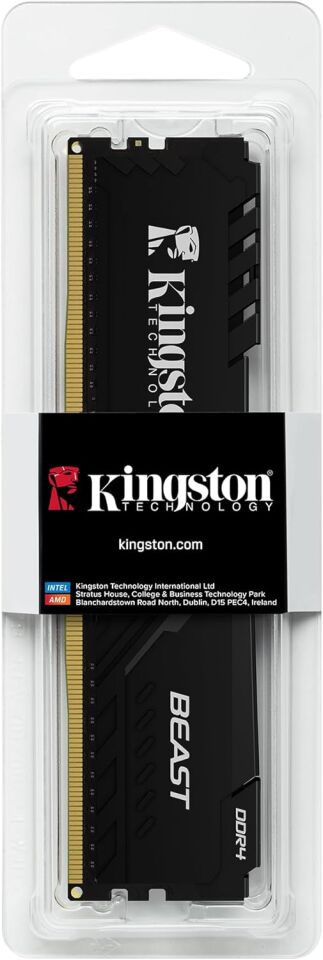 Kingston Beast KF436C18BB/16TR 16GB DDR4 3600MHz CL17 Masaüstü Bellek