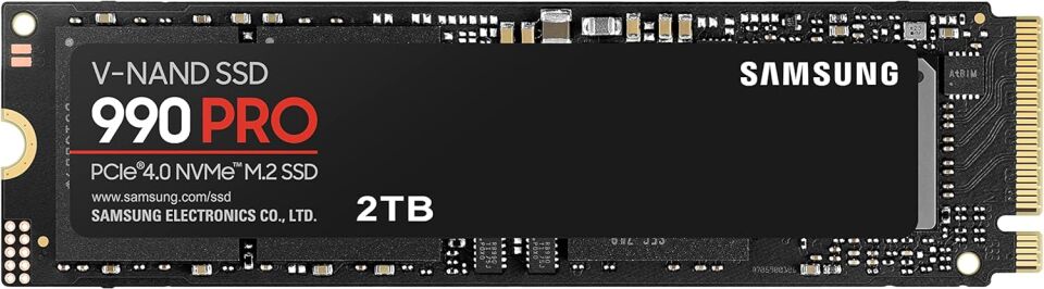 Samsung 2TB 990 PRO 7450/6900MB/s M.2 NVMe MZ-V9P2T0BW