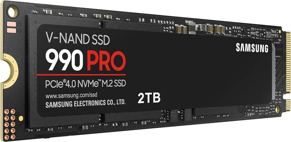 Samsung 2TB 990 PRO 7450/6900MB/s M.2 NVMe MZ-V9P2T0BW