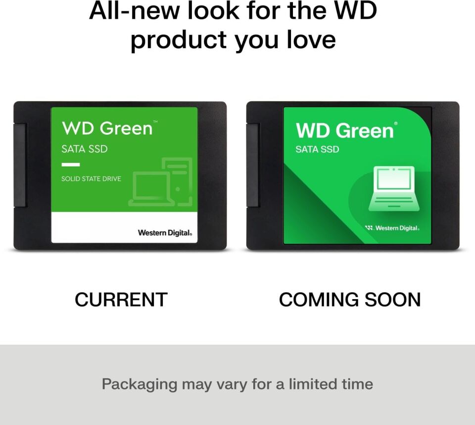 WD Green WDS480G3G0A 480GB (545/430MB/s) 2.5'' SATA SSD
