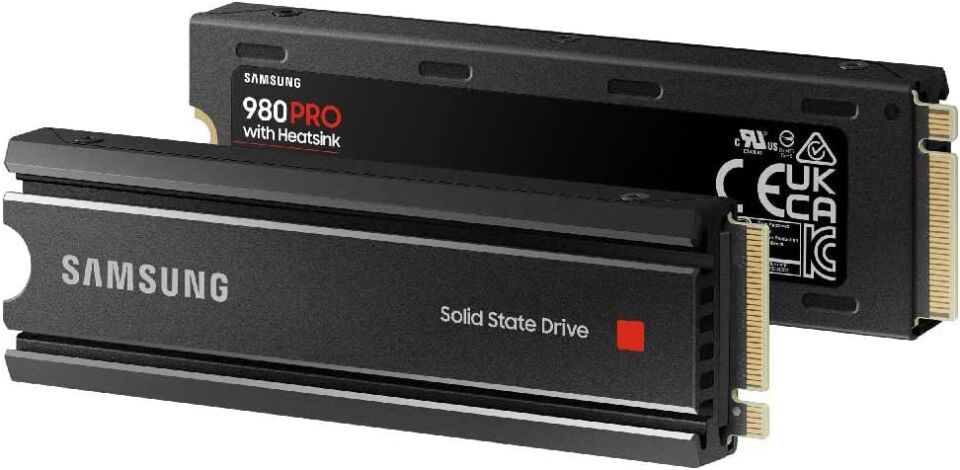 Samsung 1tb 980 Pro Heatsink M.2 Nvme Mz-v8p1t0cw