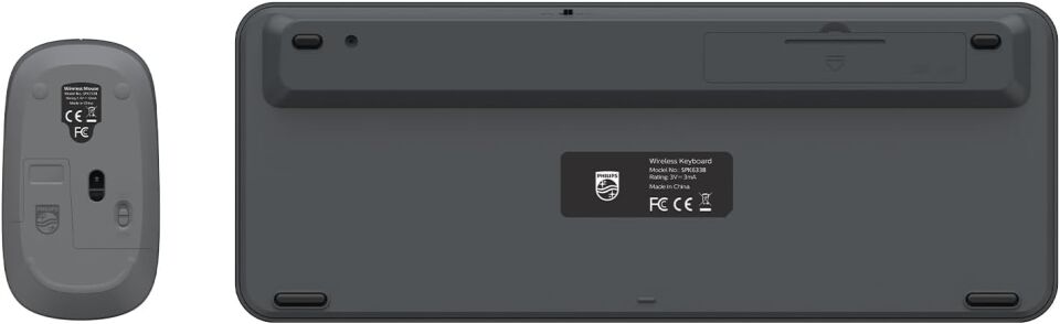 Philips SPT6338 Kablosuz Set Wireless Set Kablosuz Klavye Kablosuz Mouse Türkçe Q Klavye ve Mouse Seti GRİ