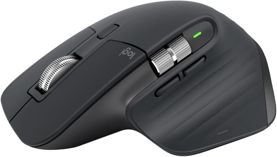 logitech MX Master 3S Performans 8000 DPI Optik Sensörlü Sessiz Kablosuz Mouse - Siyah 910-006559