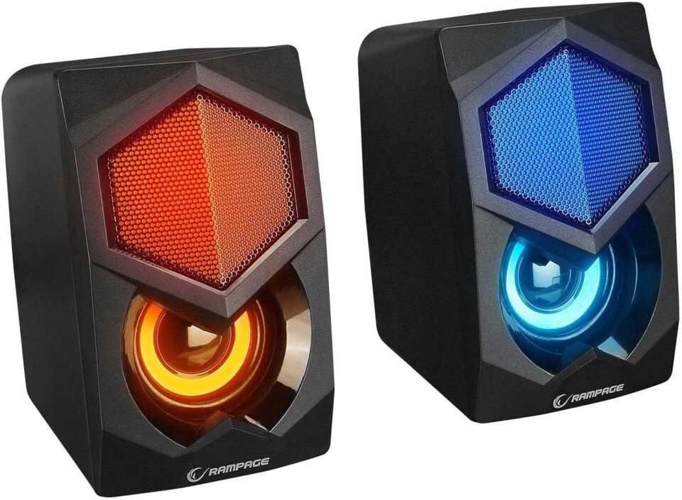 Rampage Rms-175bt 2+1 10w Bluetooth+usb-tf-fm Rainbow Gaming Oyuncu Ses Sistemi Bluetooth Hoparlör