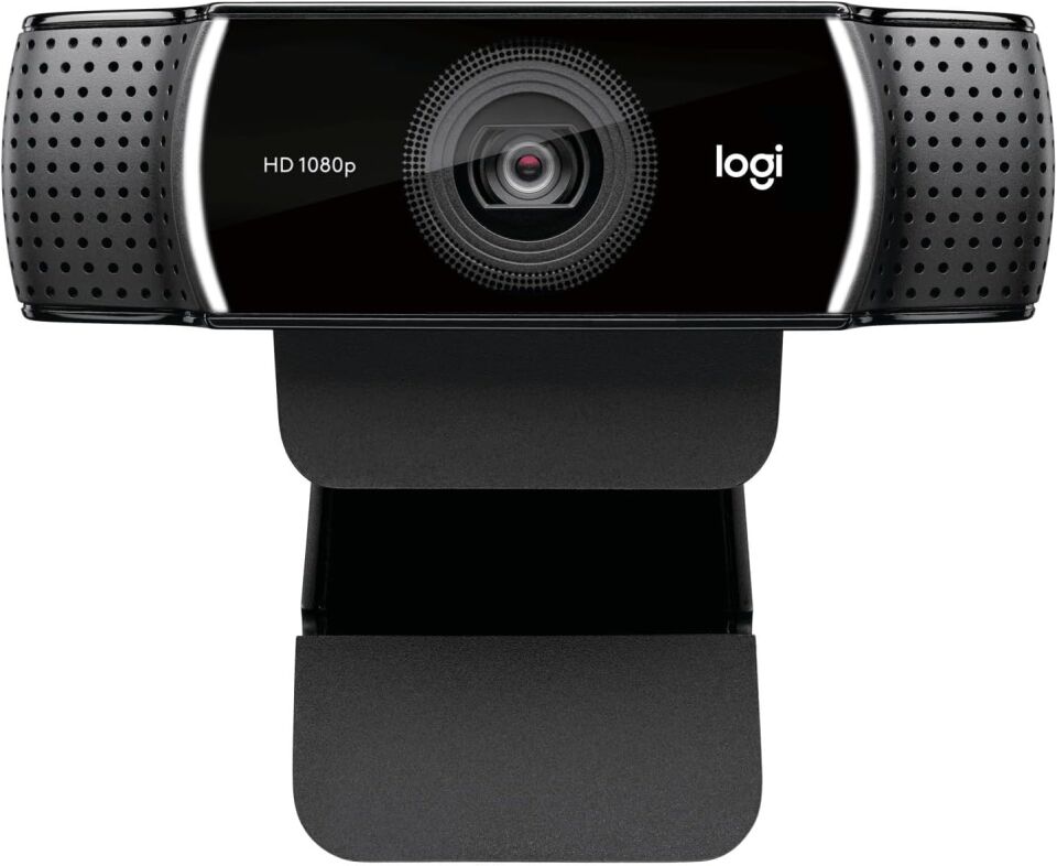 logitech C922 Full HD 1080p Yayıncılar için Profesyonel Web Kamerası - Siyah