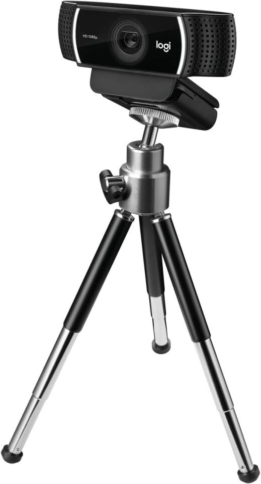 logitech C922 Full HD 1080p Yayıncılar için Profesyonel Web Kamerası - Siyah
