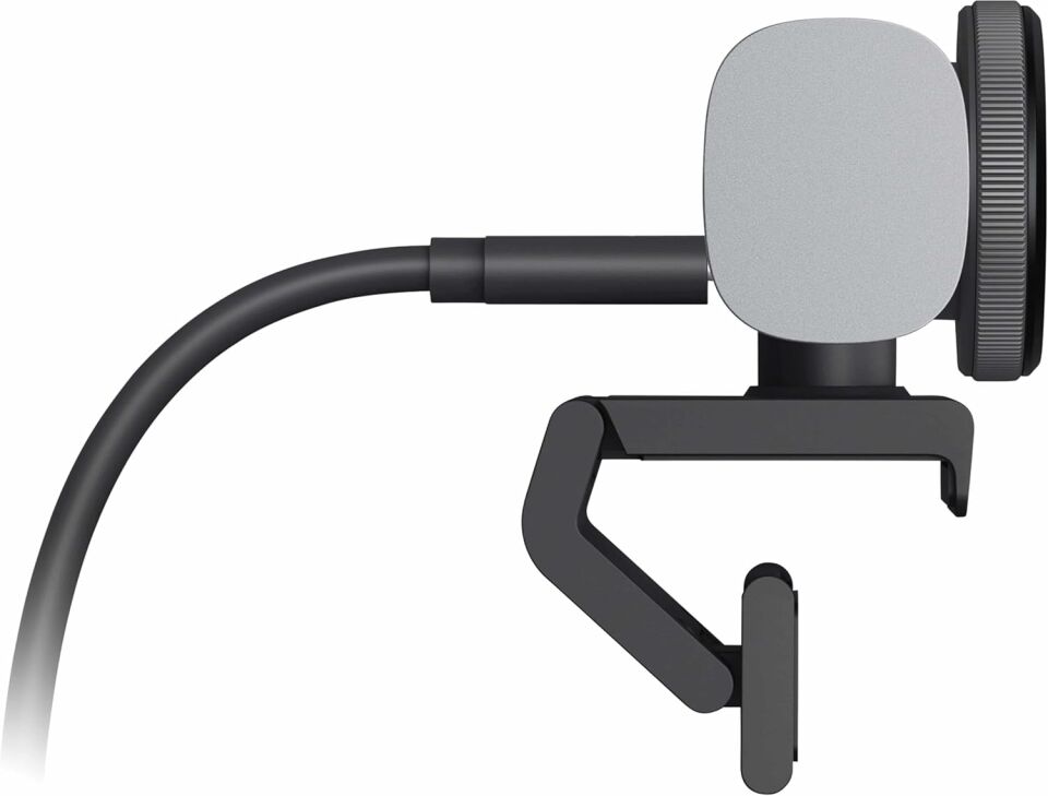 logitech MX BRIO Ultra HD 4K Gizlilik Kapaklı ve Mikrofonlu Yayın Web Kamerası - Koyu Gri