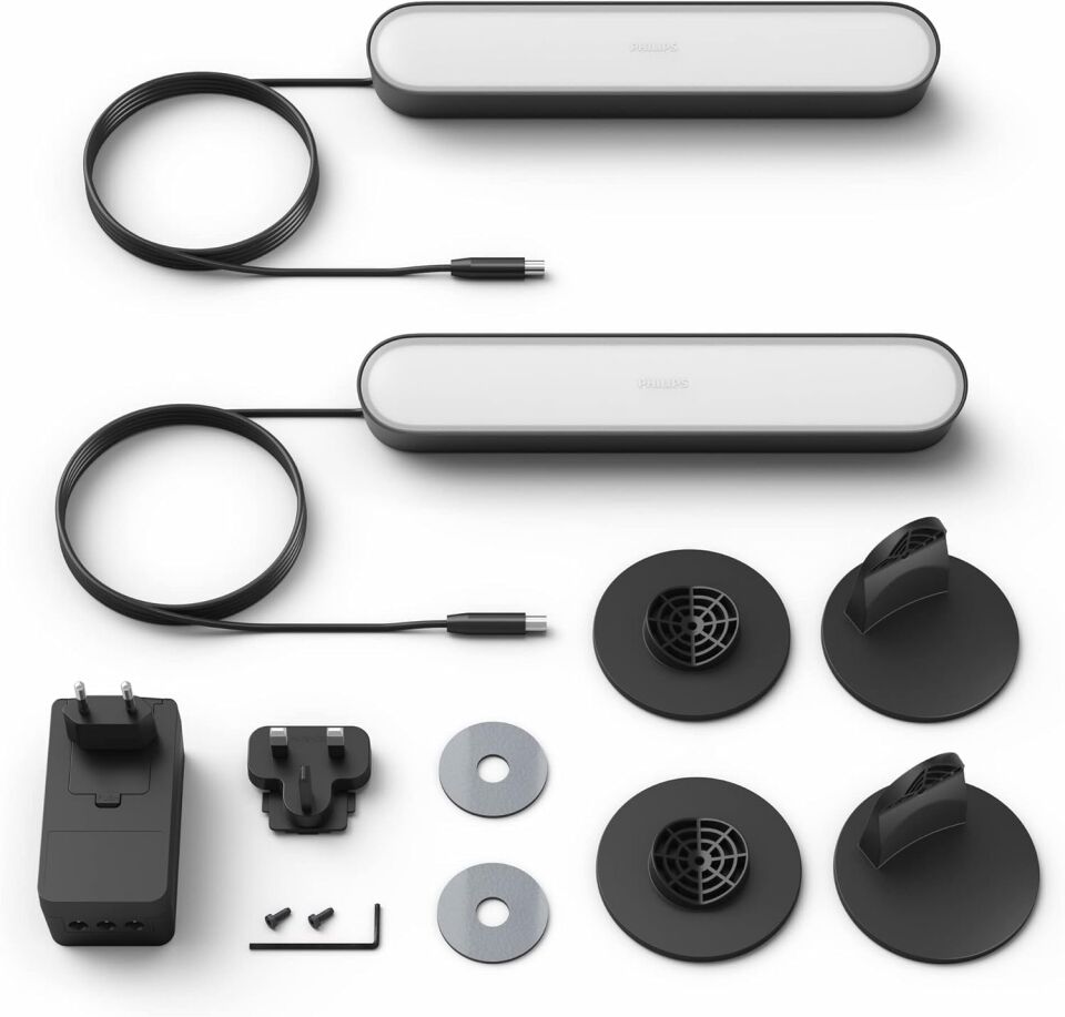 Philips Hue Play 2'li Ekopaket - Siyah
