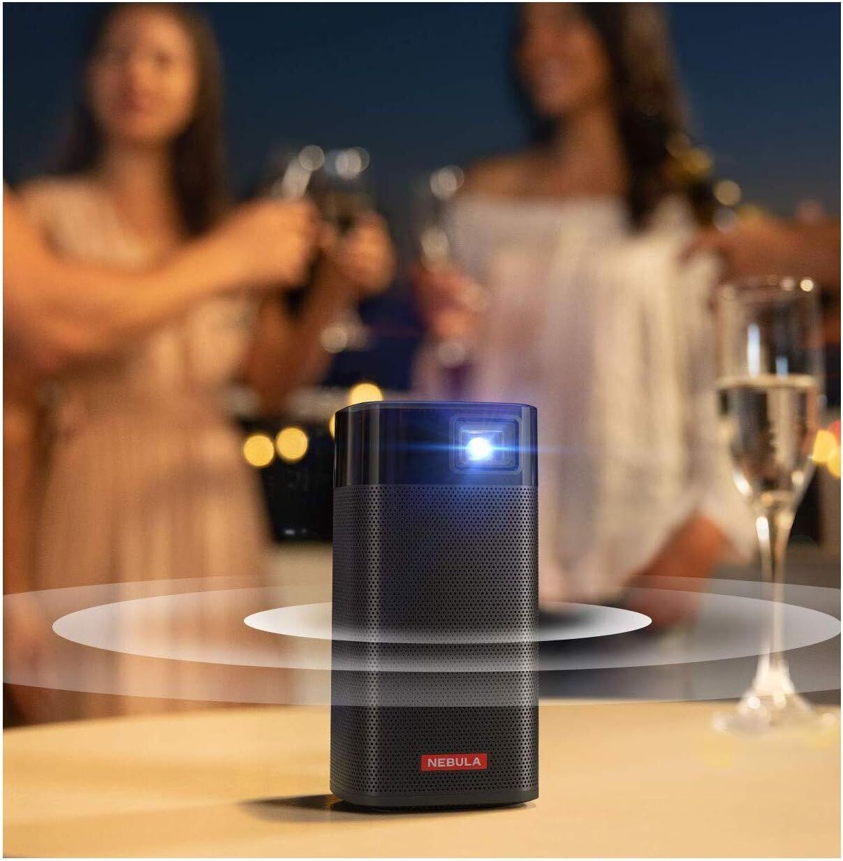 Anker Nebula Apollo Akıllı Taşınabilir 200 ANSI Wi-Fi DLP Projeksiyon Cihazı