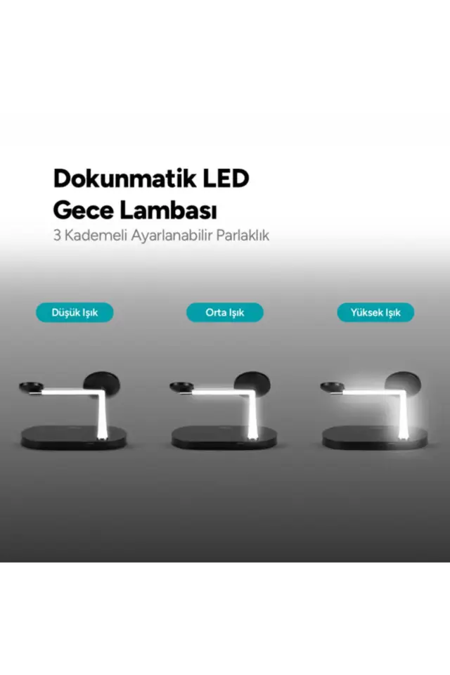 Ttec Aircharger Quattro M Magsafe Uyumlu Iphone+applewatch+airpods Led Li Kablosuz Hızlı Şarj Standı