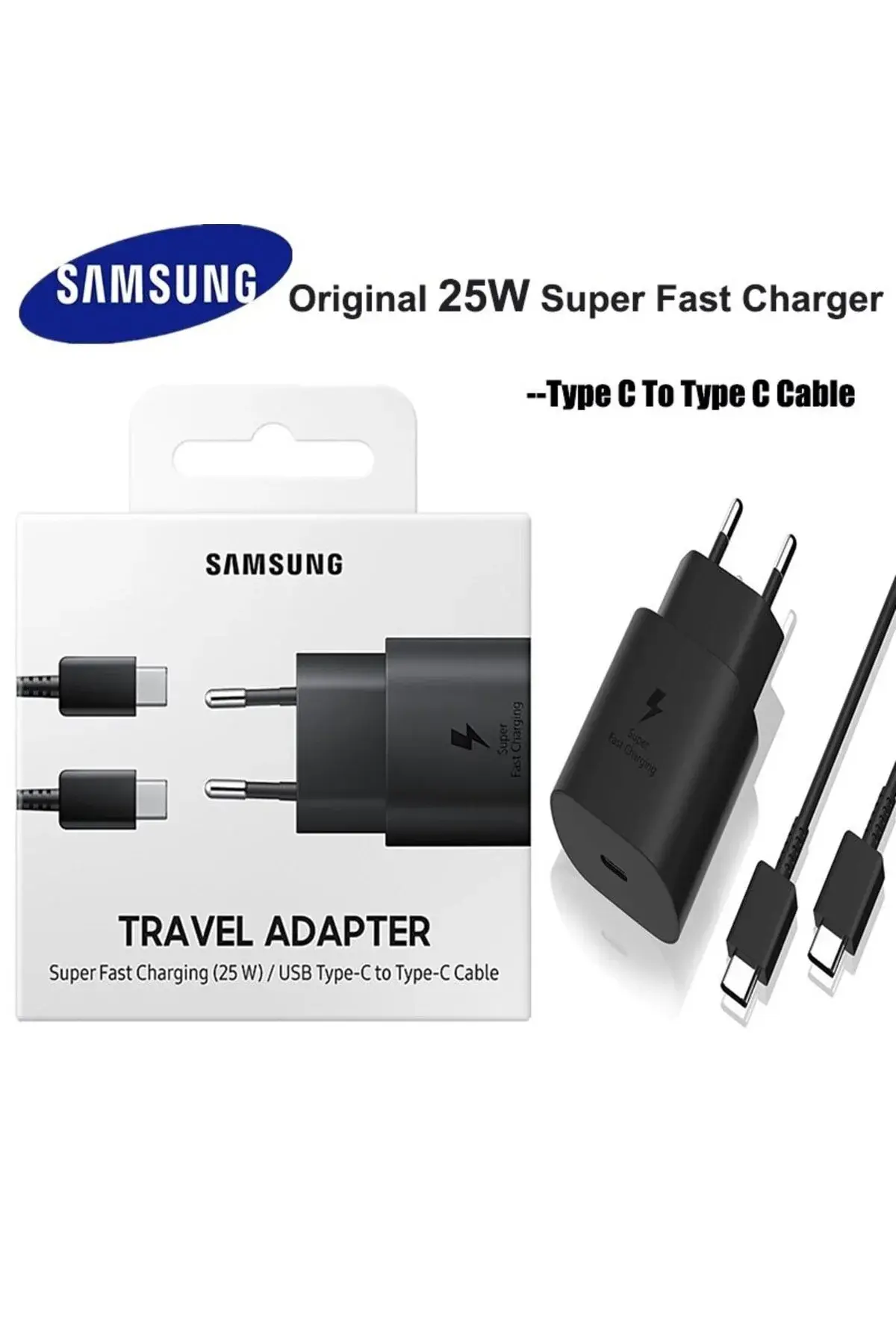 Samsung Galaxy S21 Fe 5g Hızlı Şarj Aleti 25w Type-c Çıkışlı Şarj Cihazı