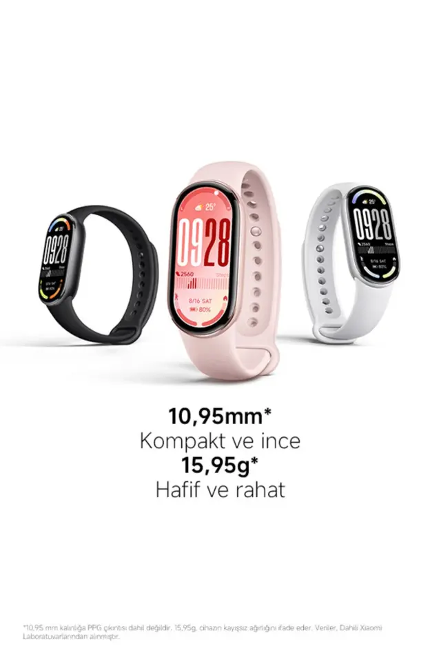 Xiaomi Smart Band 10 - Siyah Akıllı Bileklik (Xiaomi Türkiye Garantili)