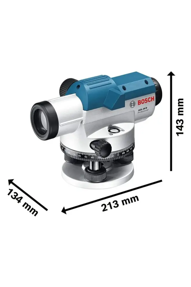 Bosch Professional Gol 26 D+bt 160 Tripod+gr 500 Mira (100 Metre) Optik Nivelman - 0601068002