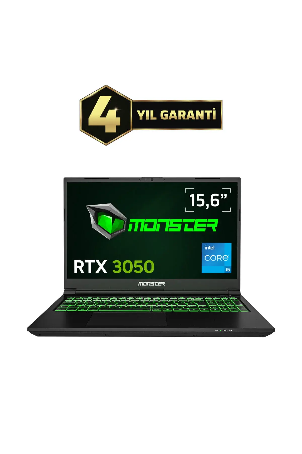MONSTER Abra A5 V21.6.4 Intel Core i5 13420H 16GB 1TB SSD RTX 3050 FreeDos 15,6'' 144 Hz