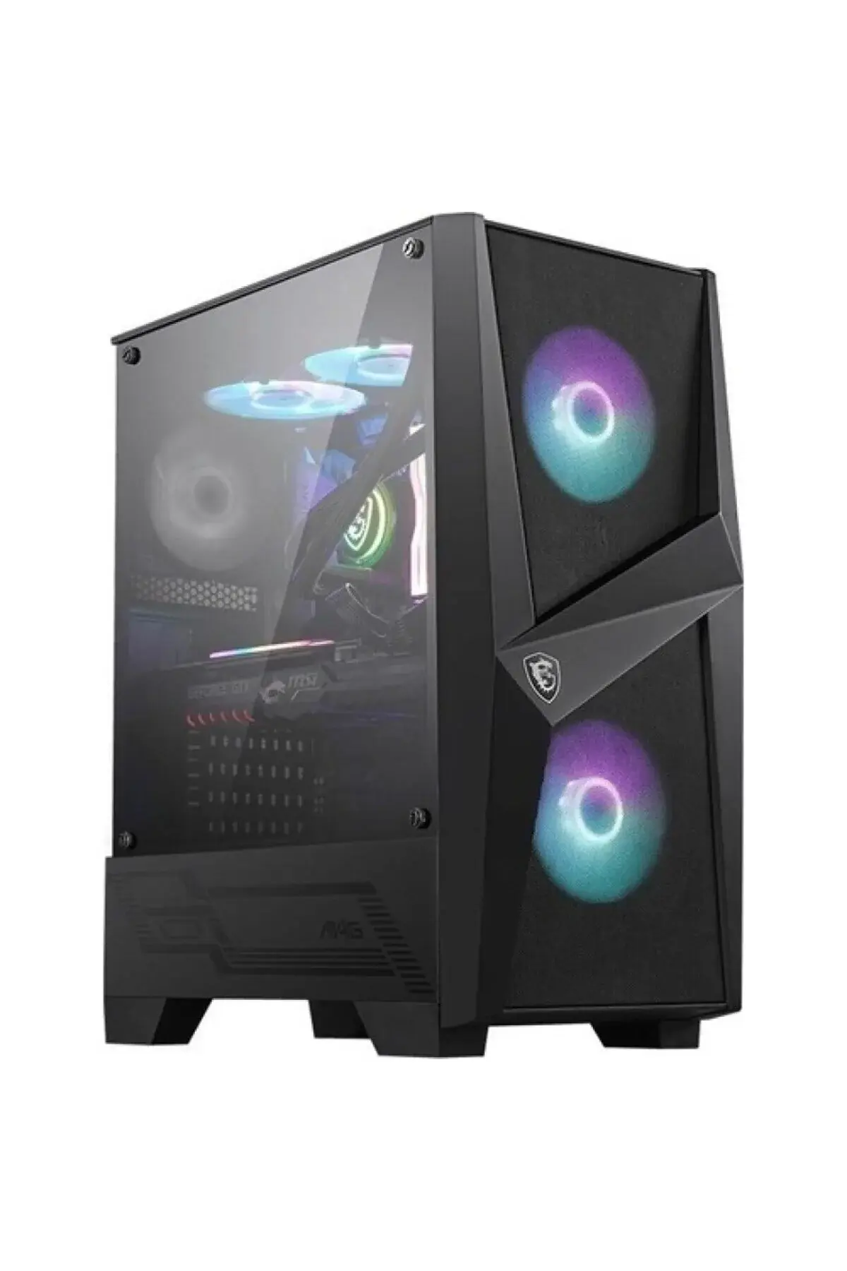 MSI MSİ 100M RGB KASA Amd Ryzen 5 5500 16gb Ddr4 512gb Ssd8gb Rtx3050 WİN11  Gaming Pc