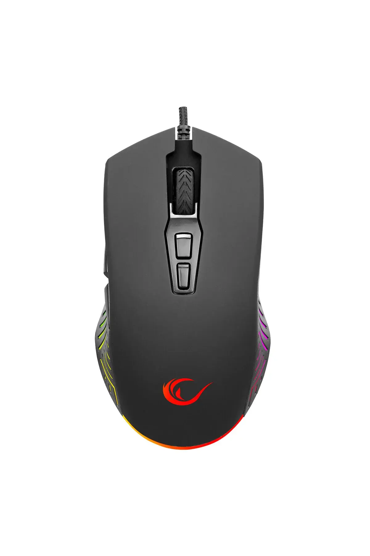 Rampage SMX-G68 SPEAR V2 FULL RGB 12800 DPI Siyah 7D Makrolu Gaming Oyuncu Mouse